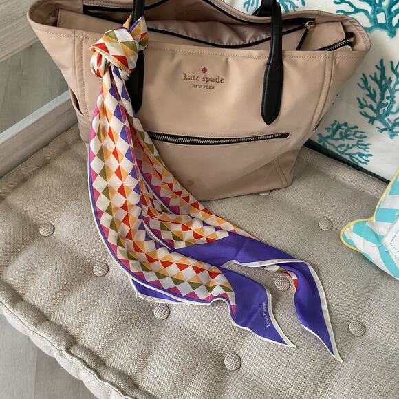 Evan Picone womens scarf accessory purse twilly coquette core hair bow - Picture 1 of 6